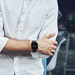 black iwatch strap