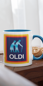 Oldi Mug Novelty Funny Joke Tea Coffee Present Gift Idea Christmas Birthdays