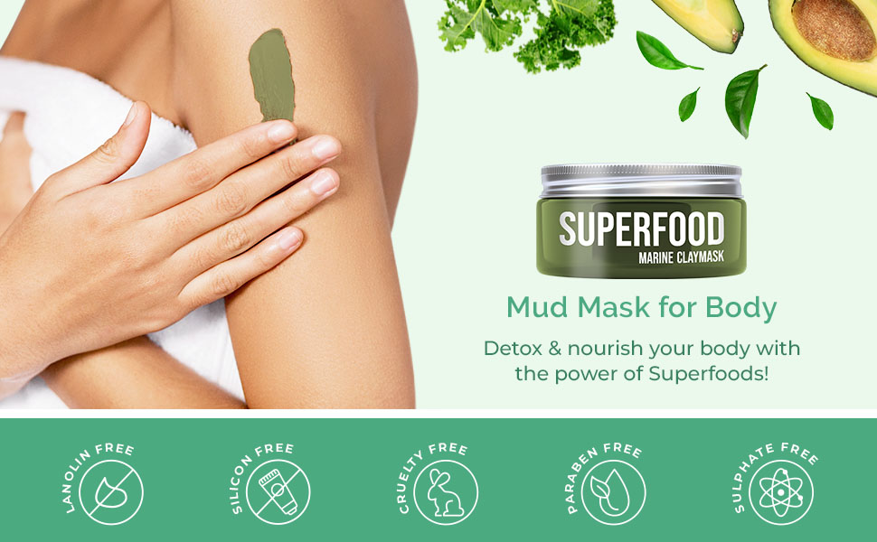 superfoods body clay mask