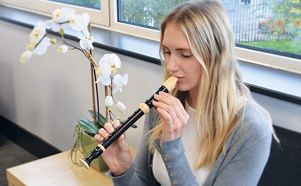 Girl playing Solo Recorder