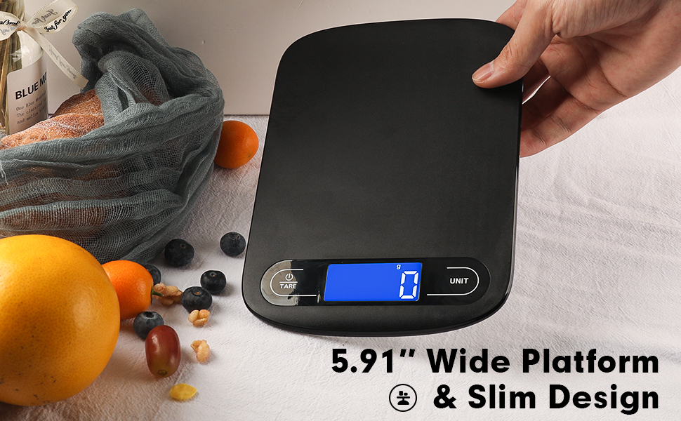 Kitchen scale digital electronic scales weight for food coffee meat cooking baking 1g in grams