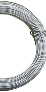 Speedwellstar 30 metre Roll Garden Wire Picture Hanging Coil Fencing Galvanised 30m Patio Roll