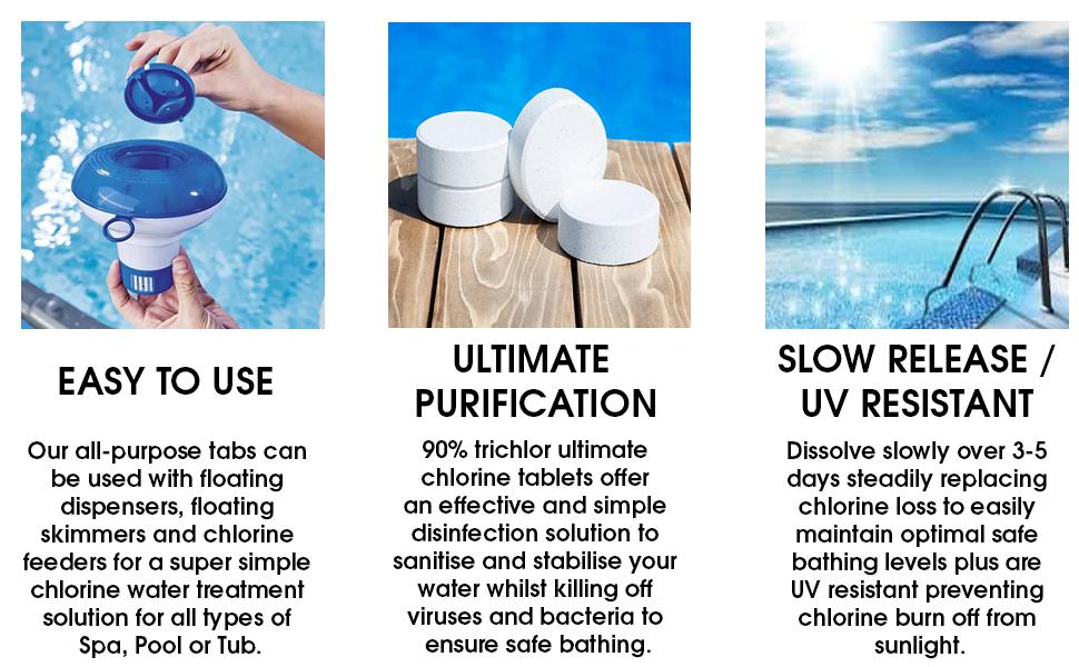 chlorine tablets for hot tubs