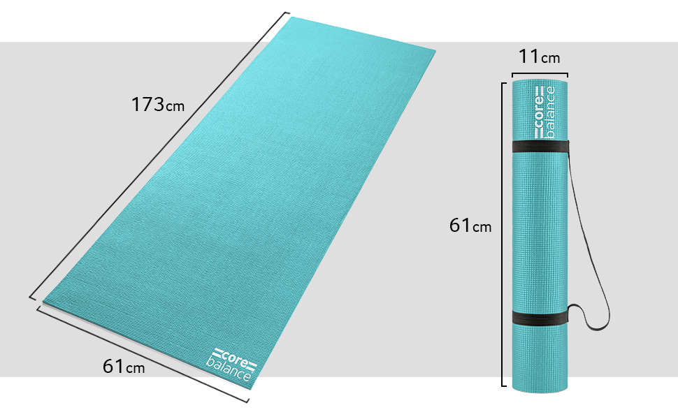 yoga mat foam non slip comfort Core Balance mat yoga dimensions 173 cm 11 61