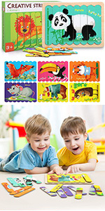 Animal Jigsaws for Children Jigsaw Puzzle for Toddler infant baby boys girls 1 2 3 4 5 Years Old