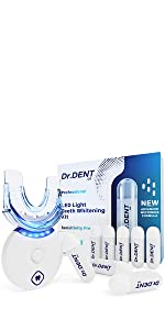 DrDent Professional LED Light Teeth Whitening Kit - Pods Formula