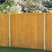 Vertical and Closeboard Panels, Fence Panel, Treatment, Overlap Fence Panel