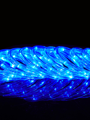 52.5ft/16m LED Blue Rope Tube Light