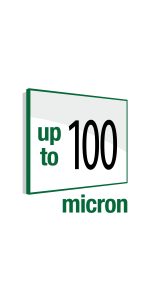 Up to 100 micron