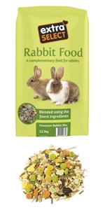 rabbit mix, rabbit food, small animal food