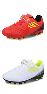 Boys Girls Football Boots Kids Soccer Athletics Training Shoes