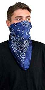 paisley bandana tie dye cotton 55 21 100 head wear face covering group school kids men women gift