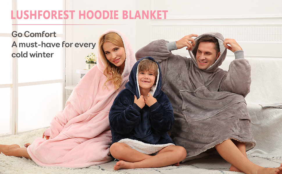 Blanket Hoodie for Kids