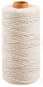 White Macrame Cotton Rope Cord 3MM