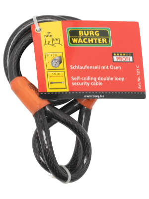 BURG WACHTER 121C DOUBLE LOOP BIKE CABLE