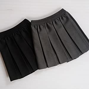 LUXE DIVA Girls Box Pleat Skirt