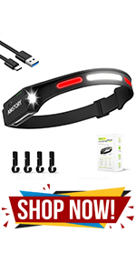 Head Torch LED RED