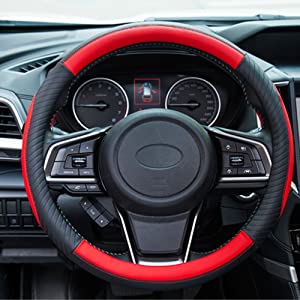 leather steering wheel cover