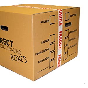 cardboard box tape moving packaging