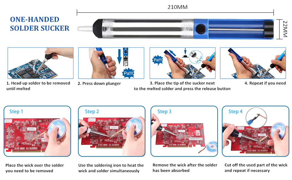 desoldering pump & wick