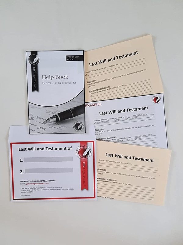 Last Will and Testament Kit 2022-23 UK, Super Value Edition, Simple to do, Allows up to Two People to Make Wills, Solicitor Approved.