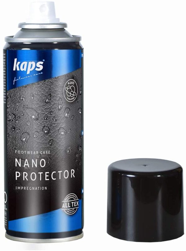 Kaps Nano Protector waterproofing spray for leather, nubuck, suede, textiles and TEX materials, moisture and dirt repellent