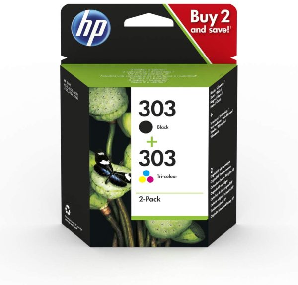 HP 3YM92AE 303 Original Ink Cartridges, Black and Tri-Colour, Multipack - Image 4