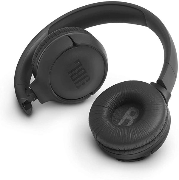 JBL T500BT in Black ?C Over Ear Bluetooth Wireless Headphones with Pure Bass Sound ?C Headset with Built-In Remote / Microphone - Image 6