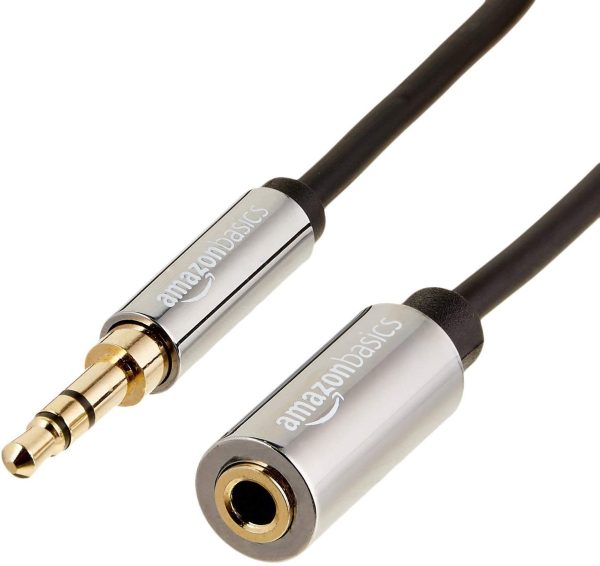 Amazon Basics - Stereo Audio Extension Cable (3.5mm Male to Female, 3.6m Connector) - Image 2