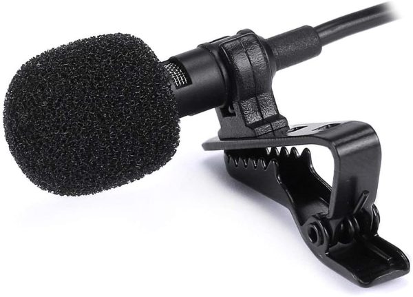 Lavalier Microphone, Gyvazla Professional Grade Omnidirectional Lapel Mic with Easy Clip on System, Perfect for Recording Interview/Video Conference/Podcast/Voice Dictation/Phone - Image 2