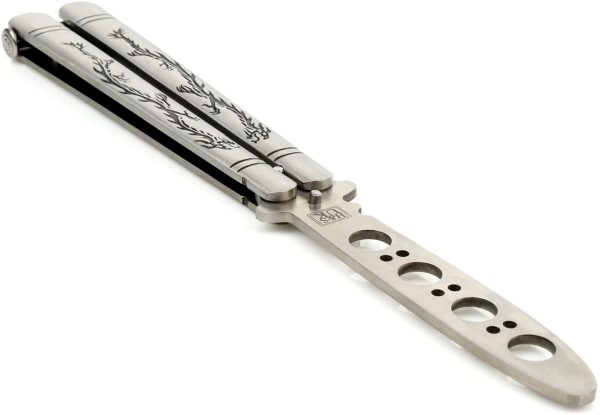 Dragon Blunt Dull Balisong Butterfly Trainer Knife Pocket Practice Training Knifes Blade Tool - NOT REAL - NO SHARP - Image 7