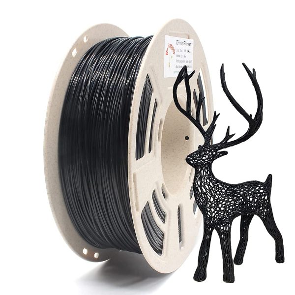 Reprapper Black PLA Filament for 3D Printer & 3D Pen 1.75mm (?? 0.03mm) 2.2lb (1kg) - Image 3