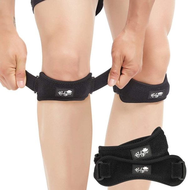 Patella Tendon Knee Strap 2 Pack, Knee Pain Relief Support Brace for Hiking, Soccer, Basketball, Running, Jumpers Knee, Tennis, Tendonitis, Volleyball & Squats - Image 2