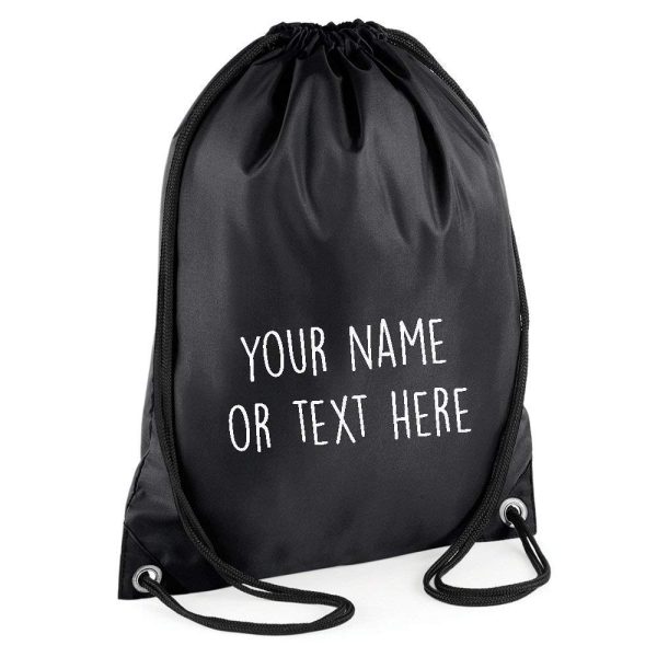 Personalised Drawstring Childrens Bag P.E Kit Boys Girls School College PE Kids - Image 6