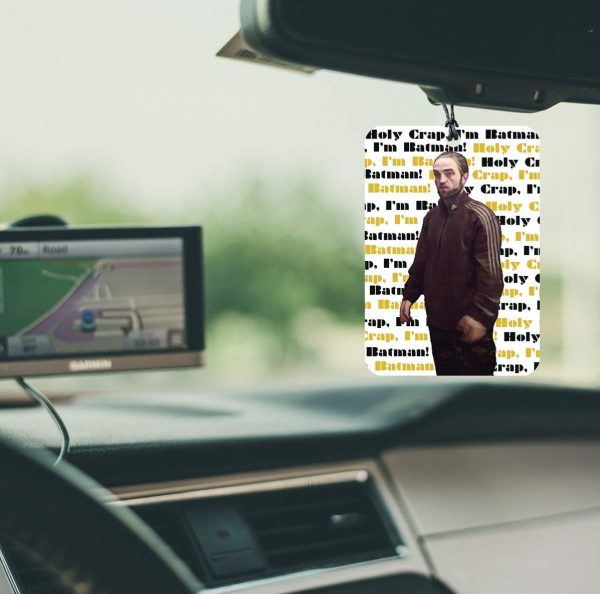 Car Air Freshener - Robert Pattinson Batman meme funny(choose scent) - Image 2