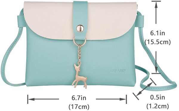 Small Cross Body Bag for Girls PU Leather Shoulder Handbag Cross Body Purse for Teens Girls - Image 7