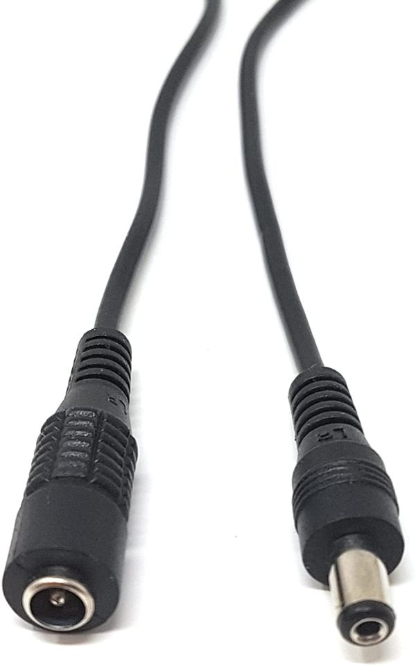 MainCore 50cm 2.1mm x 5.5mm DC Power Extension Cable Lead for Guitar Effect Pedal, Keyboards, Mixer, Electric Piano, Synthesizer, Sequencers, Drum Machines, Effects Processors, Music Instruments - Image 3