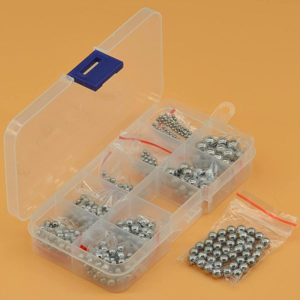 570 PCS 304 Stainless Steel Precision Bearing Balls, Kits of Steel Balls, for Bearing of Bicycles, Skates - Image 3