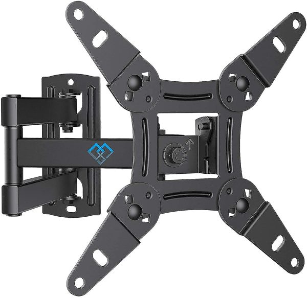 PERLESMITH TV Wall Bracket for 13-42 inch TVs, Swivels Tilts TV mount for Flat & Curved TV??VESA 75x75mm to 200x200mm up to 20kg - Image 3