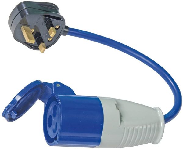 Powermaster 818738 13A-16A Fly Lead Converter 13A Plug to 16A Socket