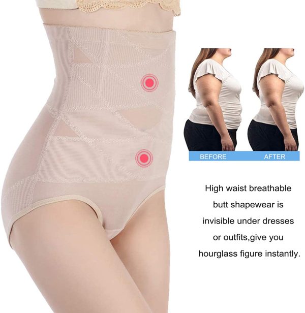 Gotoly Women Butt Lifter Shapewear Hi-Waist Panty Double Tummy Control Knickers Waist Trainer Body Shaper - Image 3