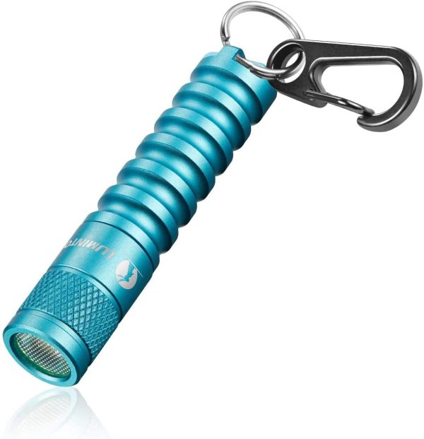 EDC01 Keyring Torch, Flashlight 120 Lumens Waterproof Pocket Torch, 36 Hours Run Time Small LED Torch, 3 Output Modes Torch Keychain Gadgets, Blue AAA Torch (Battery Not Included) - Image 5