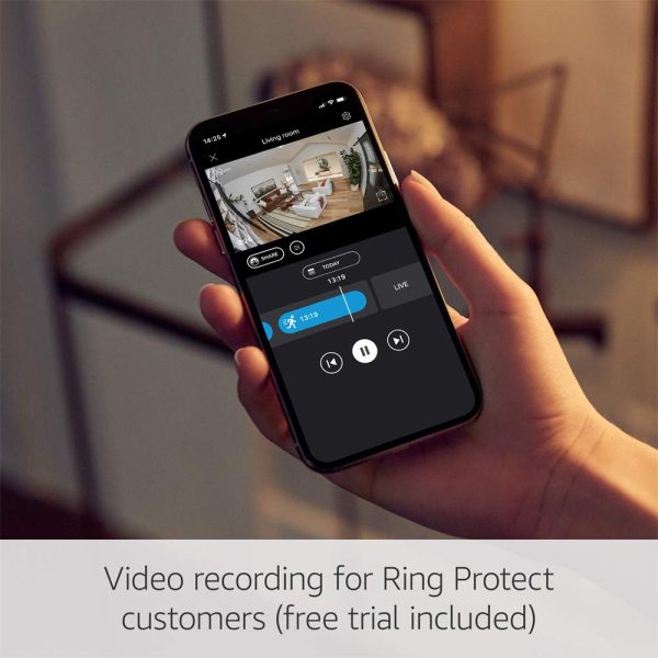 Ring Indoor Cam by Amazon | Compact Plug-In HD security camera with Two-Way Talk, Works with Alexa | With 30-day free trial of Ring Protect Plan | White - Image 5