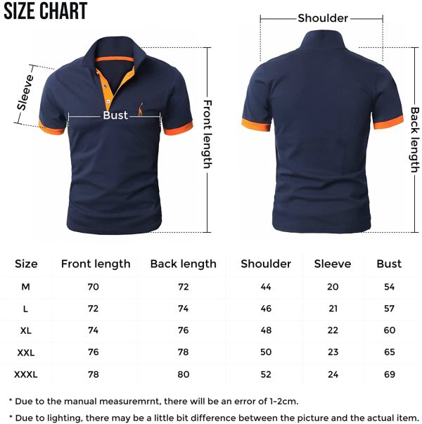 GLESTORE Mens Polo Shirts Giraffe MT1030 Golf Tennis T-Shirt