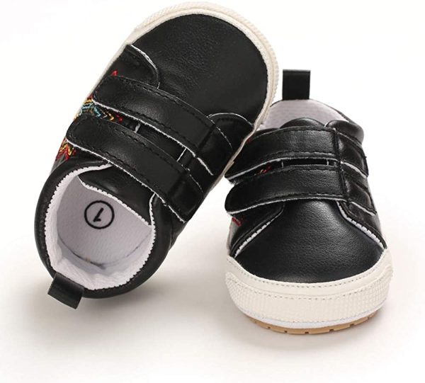 Cheerful Mario Baby First Walking Shoes Baby Boys Girls Pram Shoes Infant Prewalkers Soft PU Leather Anti-Slip - Image 6