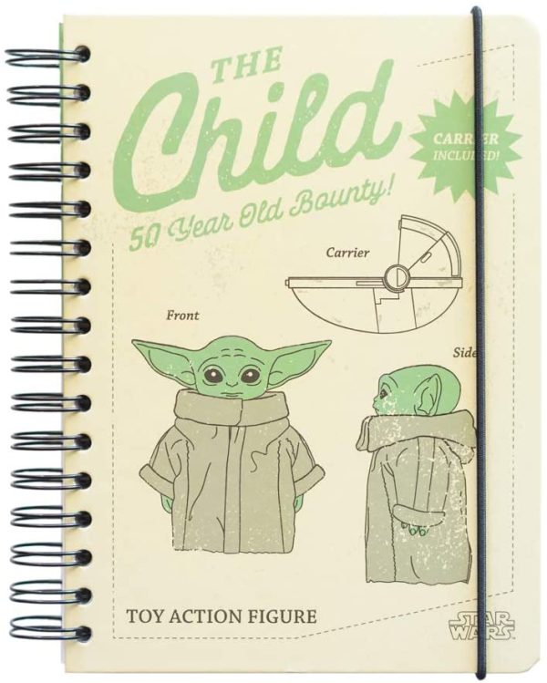 Official Star Wars The Mandalorian Journal - The Child A5 Notebook - Baby Yoda Dotted Bullet Journal - Boba Fett - Image 5