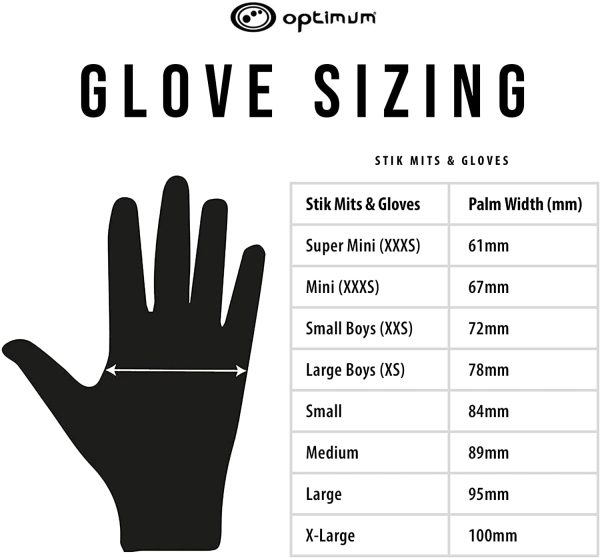 Optimum Velocity Gloves Multi-Sport for Rugby, Football, Hockey, Running & Cycling