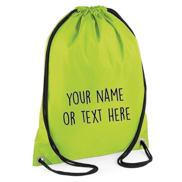 Personalised Drawstring Childrens Bag P.E Kit Boys Girls School College PE Kids - Image 9