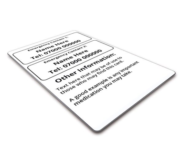 Face Mask Exemption Card - FULLY PRINTED - NO PEN REQUIRED - Image 5