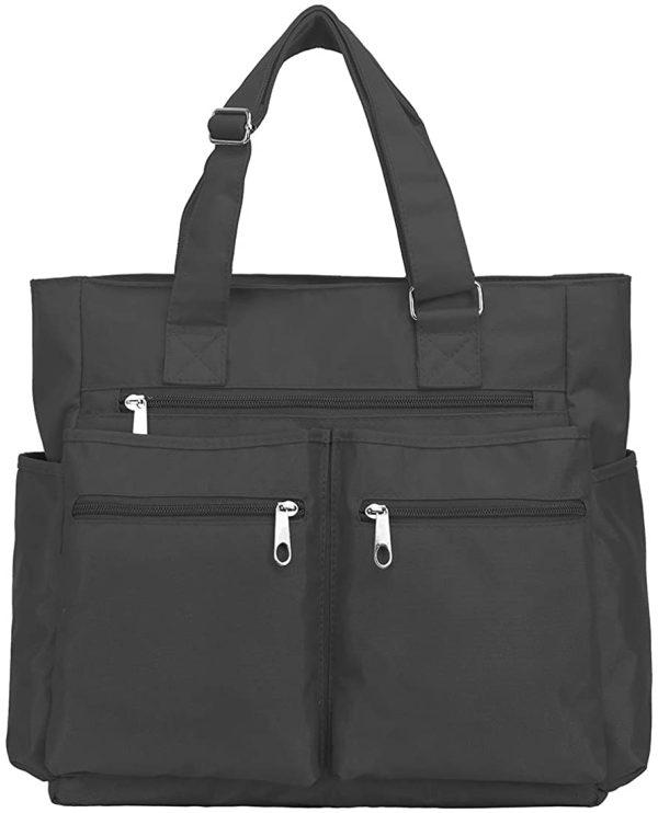 Laptop Bag Large Tote Bags 15.6" Waterproof Shoulder Bag for Work School Business Handbag - Image 5